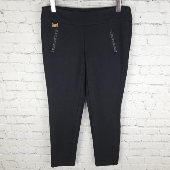 LISETTE | stretch cropped pull-on pants - Picture 1 of 7